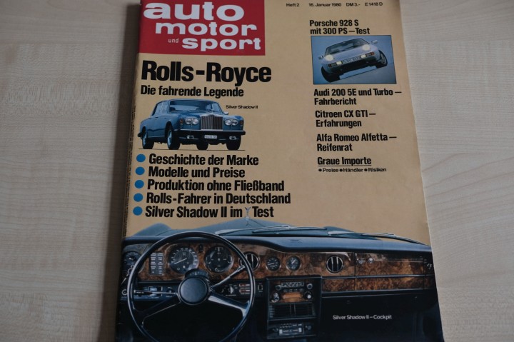 Deckblatt Auto Motor und Sport (02/1980)